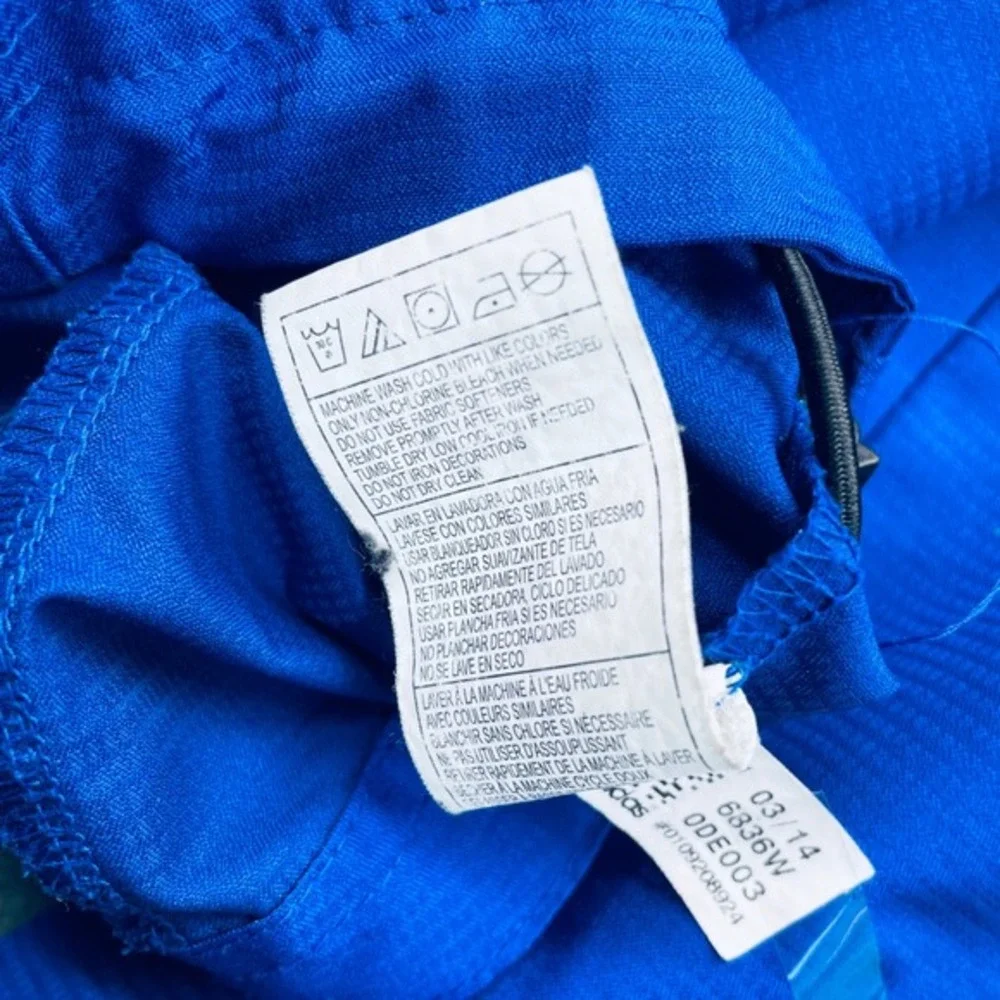 GVSU Adidas G7 Soccer Jacket Blue Hooded Lightweight‎ Full Zip Men's Medium